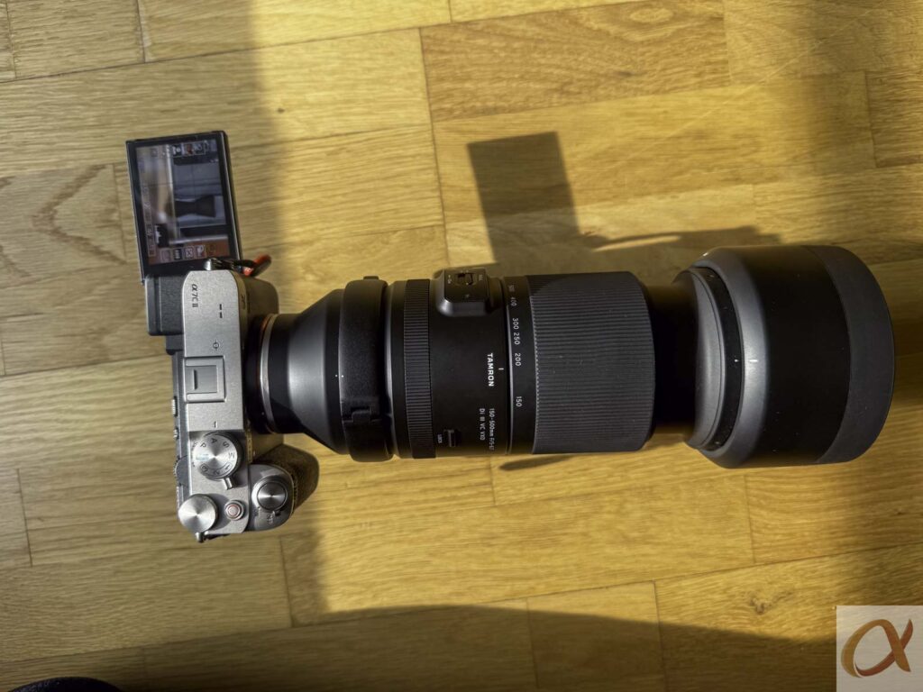 Tamron 150-500mm Sony E-Mount mit der SONY A7CII