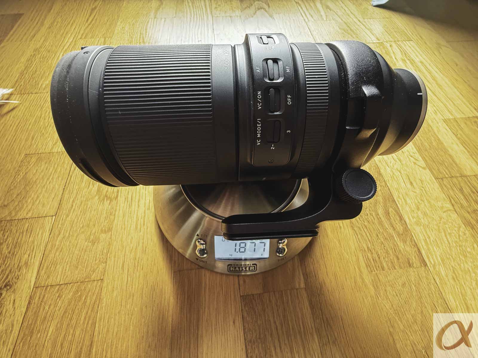 Tamron 150-500mm Sony E-Mount Gewicht 